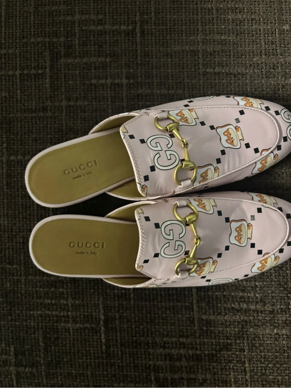 Gucci x Pikarar Kawaii Princetown Mule | Pink Leather | Size 6 | Retail $950 - Picture 7 of 10